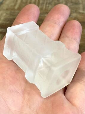 Frosted Glass Chimney (??) 1 3/4” Tall